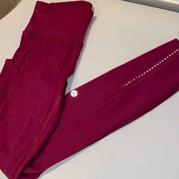 lululemon athletica Pants - LULULEMON Fast and Free Tight 25” Reflective Nulux